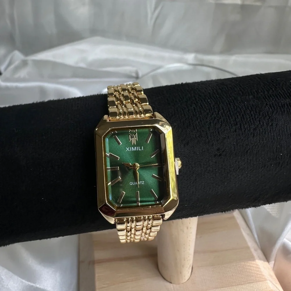 Bestseller Gold and Green Women's Watch